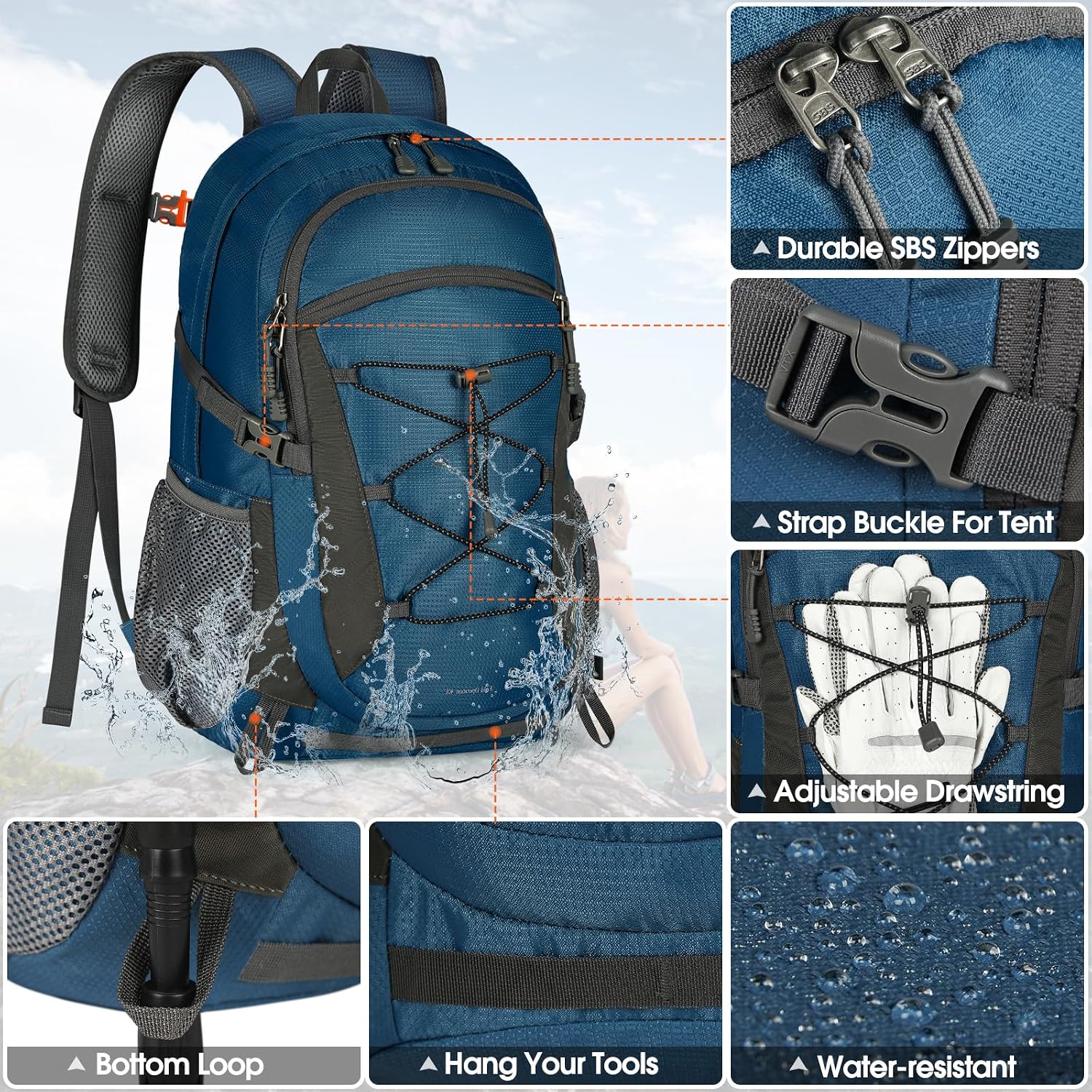 Sac à Dos Randonnée -RAINSMORE - Image 4